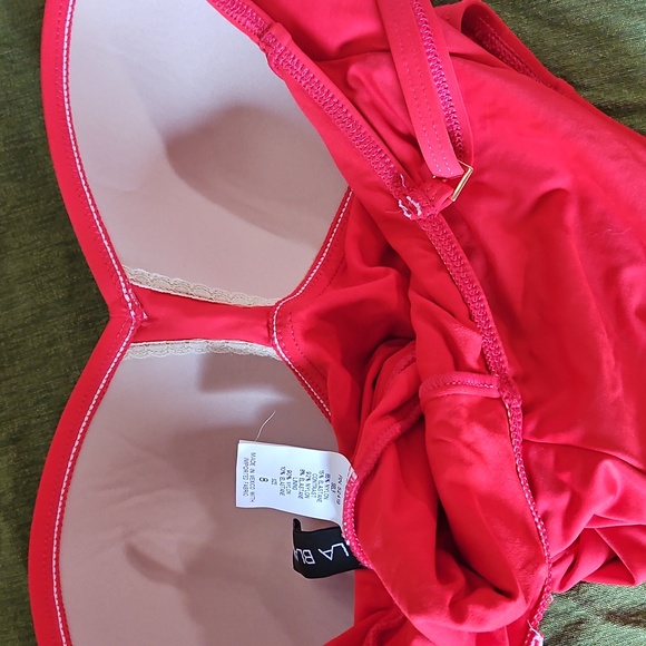 LA BLANCA  RED SWIMSUIT ONE PIECE WOMAN SIZE 8 - Picture 11 of 12